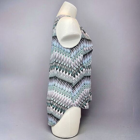 SANCTUARY Play Tribe Print Sleeveless Blouse | EUC | Medium - Picture 4 of 9